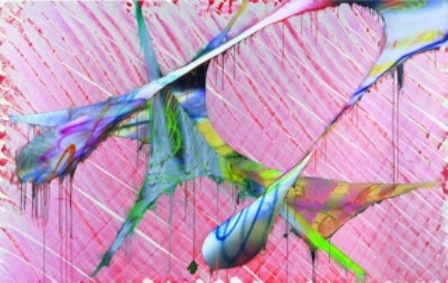 Katharina Grosse, o.T., 2009, Acryl auf Leinwand - Foto: © Museum Frieder Burda Katharina_Grosse__Ohne_Titel__2009__c__Katharina_Grosse_und_VG_Bild-Kunst__Bonn_2016