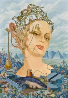 Helmut Leherb, Kattowitzer Madonna, Öl auf Leinwand, 93 x 64 cm Schätzpreis € 20.000 – 40.000 Leherb-Kattowitzer