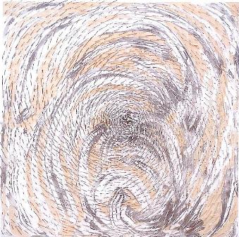 _S_Uecker, Spirale 3, 2002, Nägel und Farbe auf Holz, 200 x 200 x 16 cm, Front b.JPG- Foto: © Wienerroither & Kohlbacher]